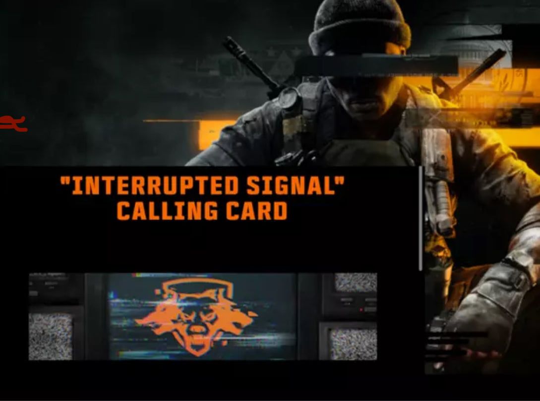 Interrupted Black Ops 6 Calling Card + FREE DOUBLE XP