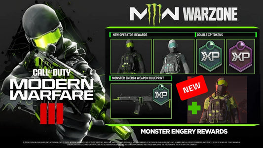 ALL MW3 x Monster Energy Rewards Pack