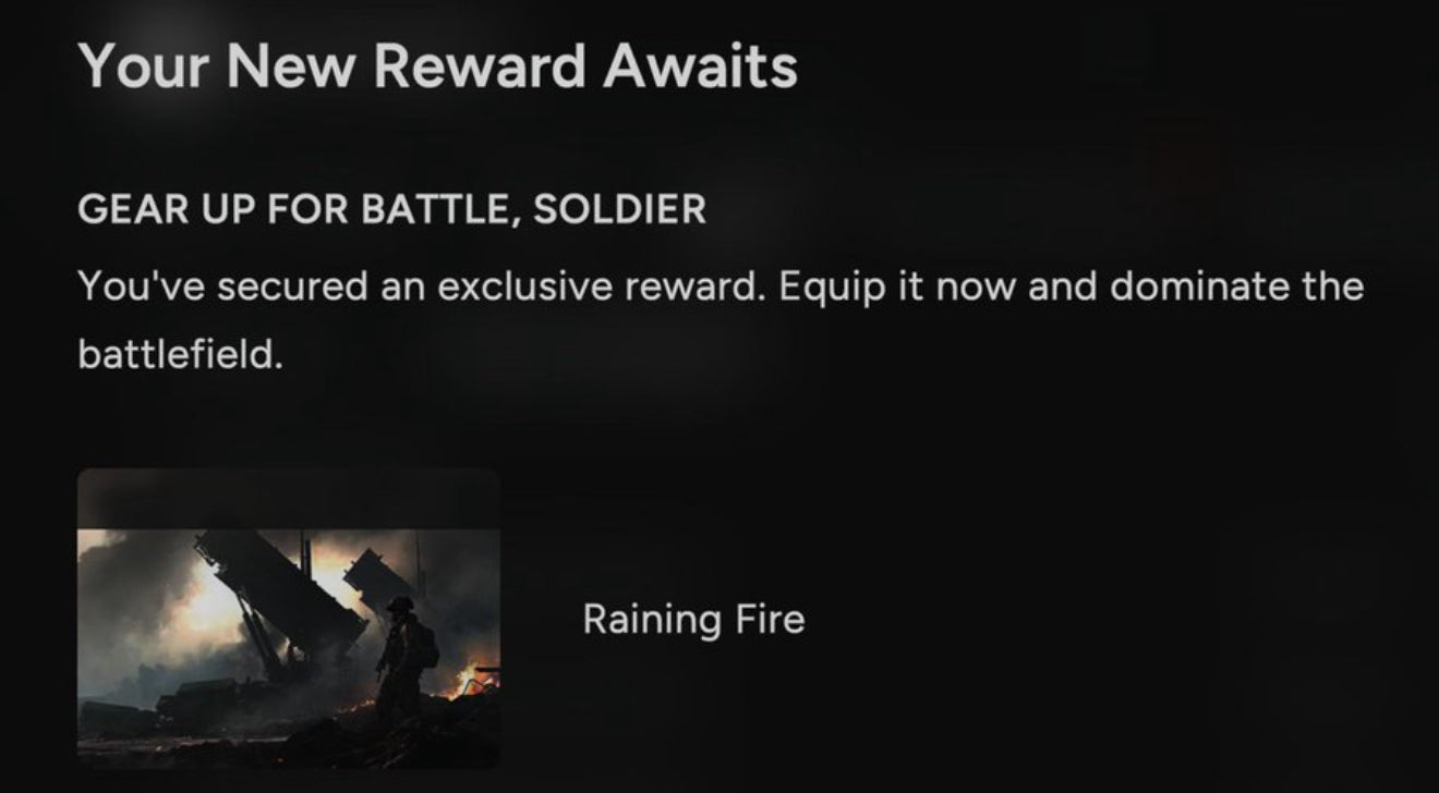 Bonus Battlefield 6 Rewards