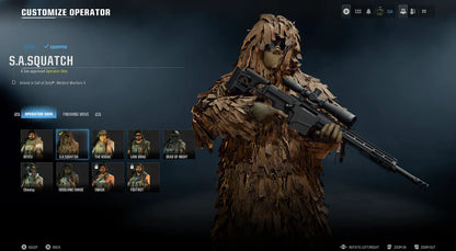 Sasquatch Ghillie Suit Skin Bundle Item