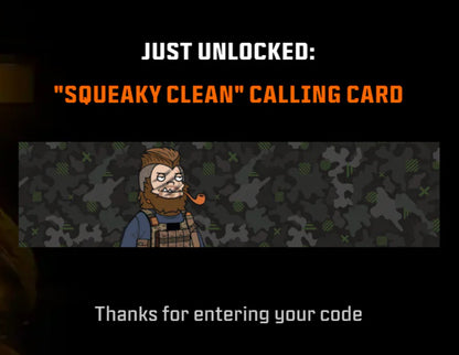 ANIMATED Squeaky Clean Dr Squatch Calling Card