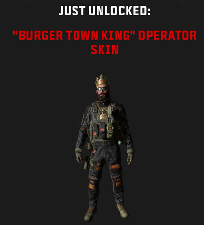 IT’S BACK: FULL Burger King X Call of Duty Warzone Skin Bundle