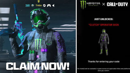 The Clutch Monster Energy Warzone Skin