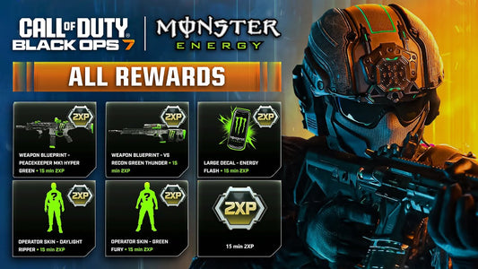 EXCLUSIVE: ALL Black Ops 7 Monster Energy Rewards (+BONUS DOUBLE XP)