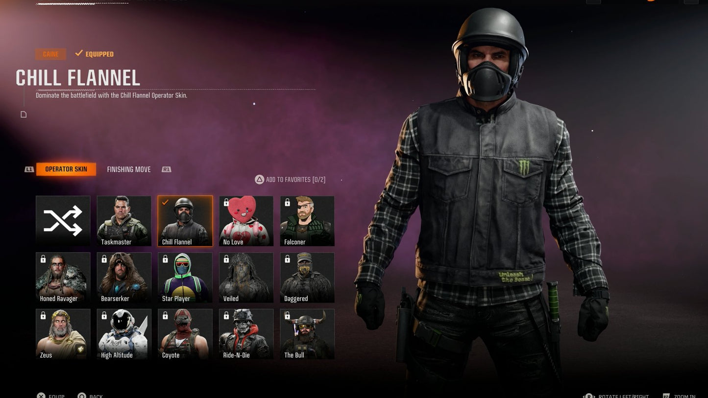 Chill Flannel Black Ops 6 Monster Energy Skin + BONUS DOUBLE XP